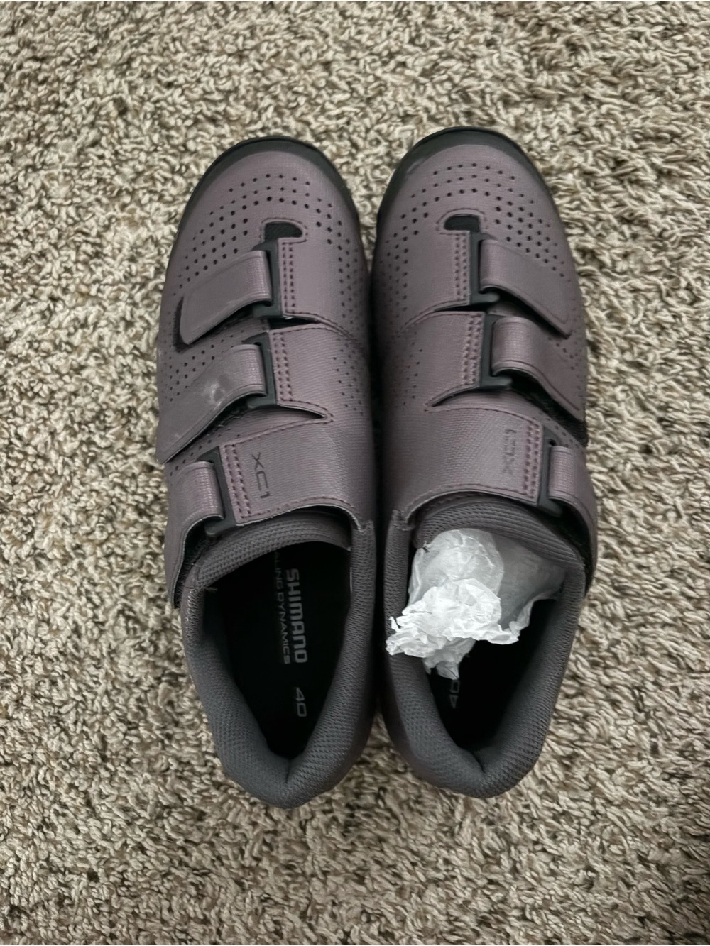 Shimano Women’s Cycling Shoes in Dark Plum